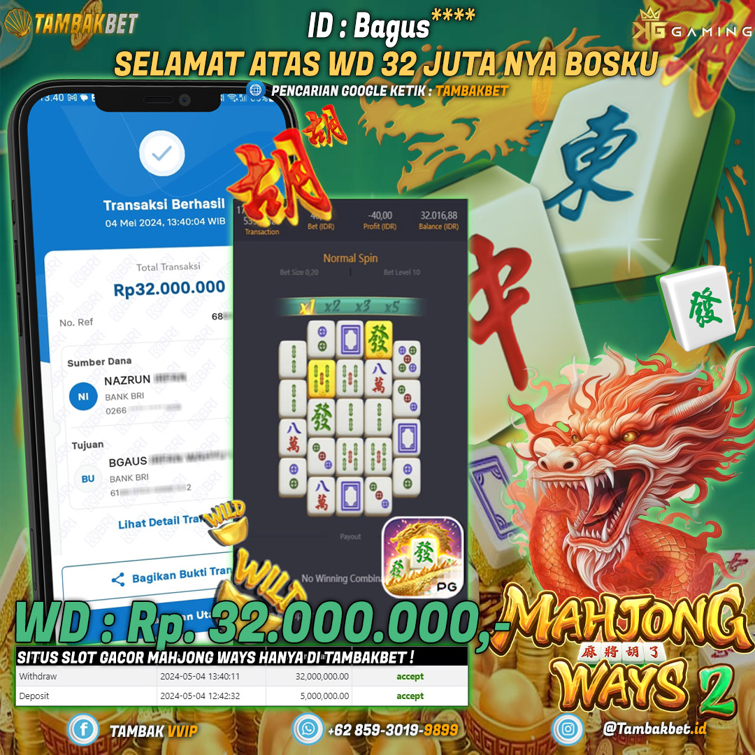 MAHJONG WAYS2 TAMBAKBET JUGA GACOR