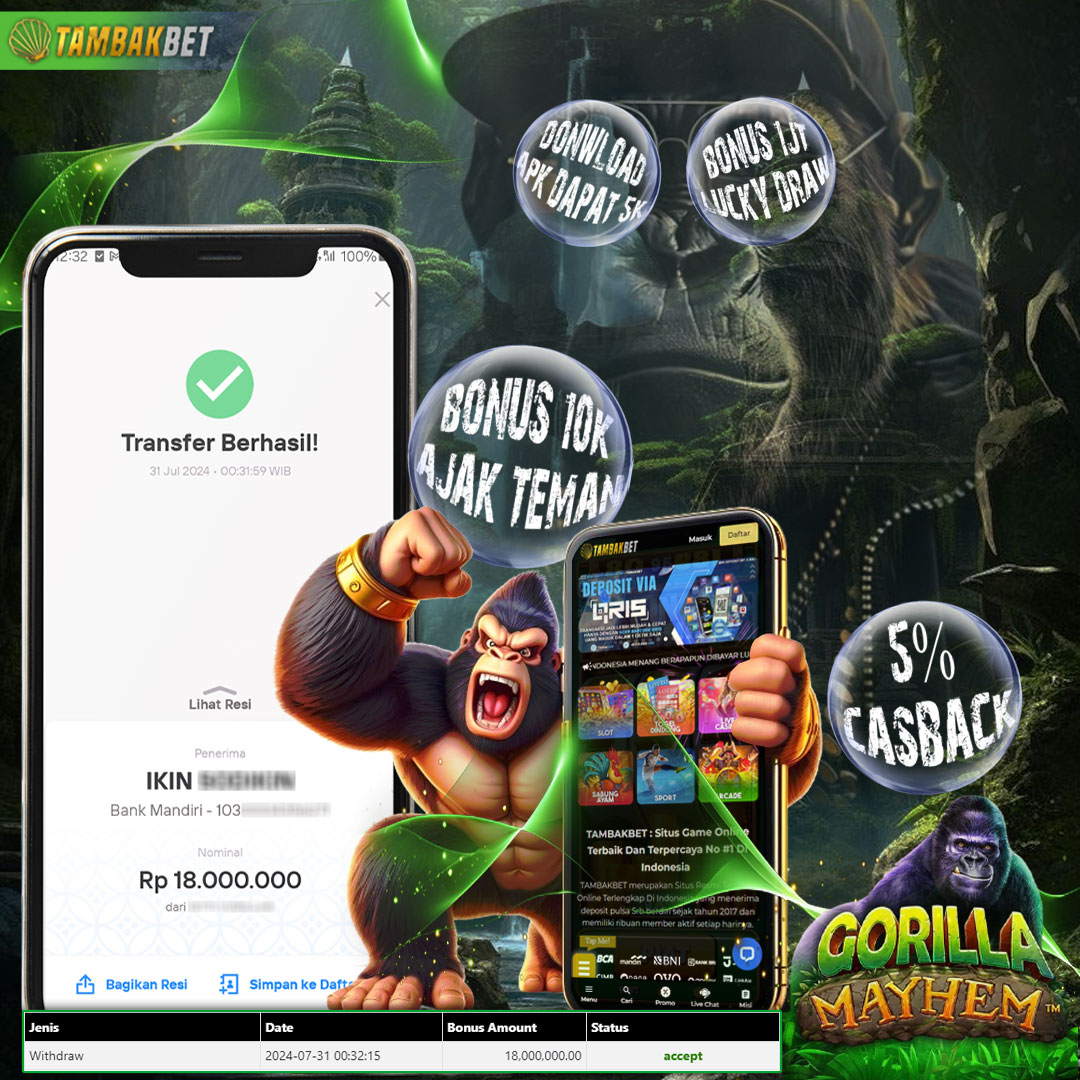 TAMBAKBET JACKPOT BESAR DI PRAGMATICPLAY