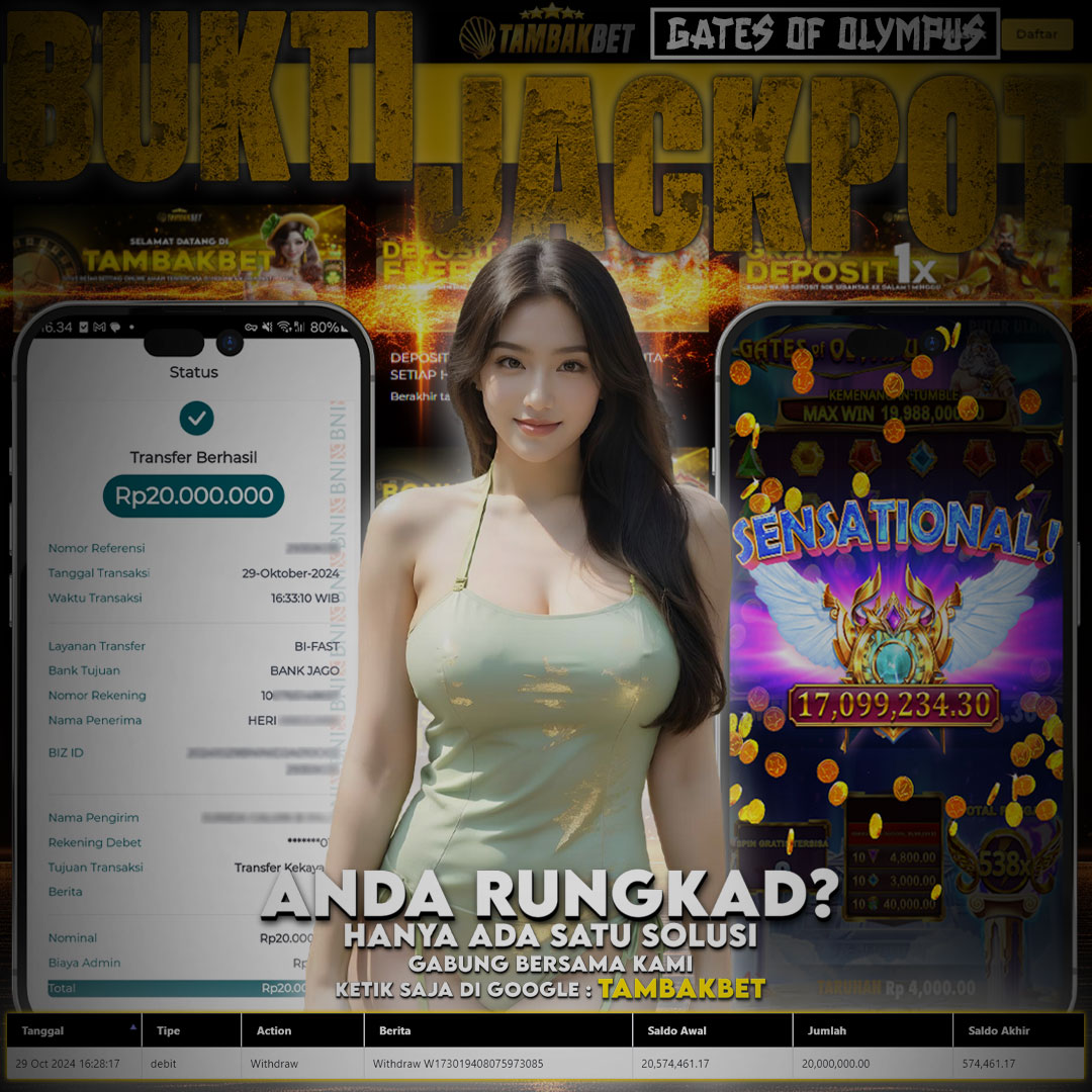 BUKTI JACKPOT SLOT GATES OLYMPUS